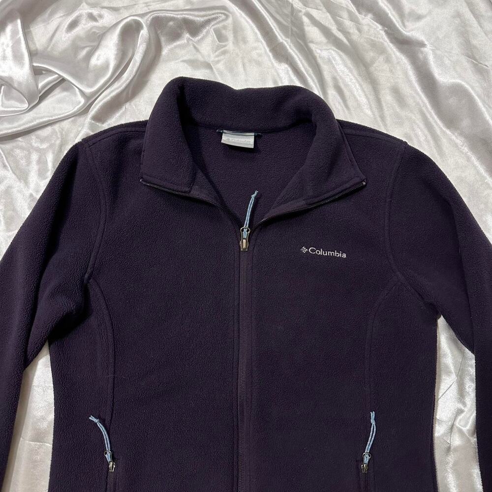 Columbia purple fleece jacket